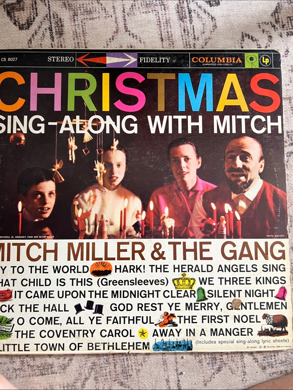 Columbia Christmas Sing-Along With Mitch – Multicolor Letter Cover